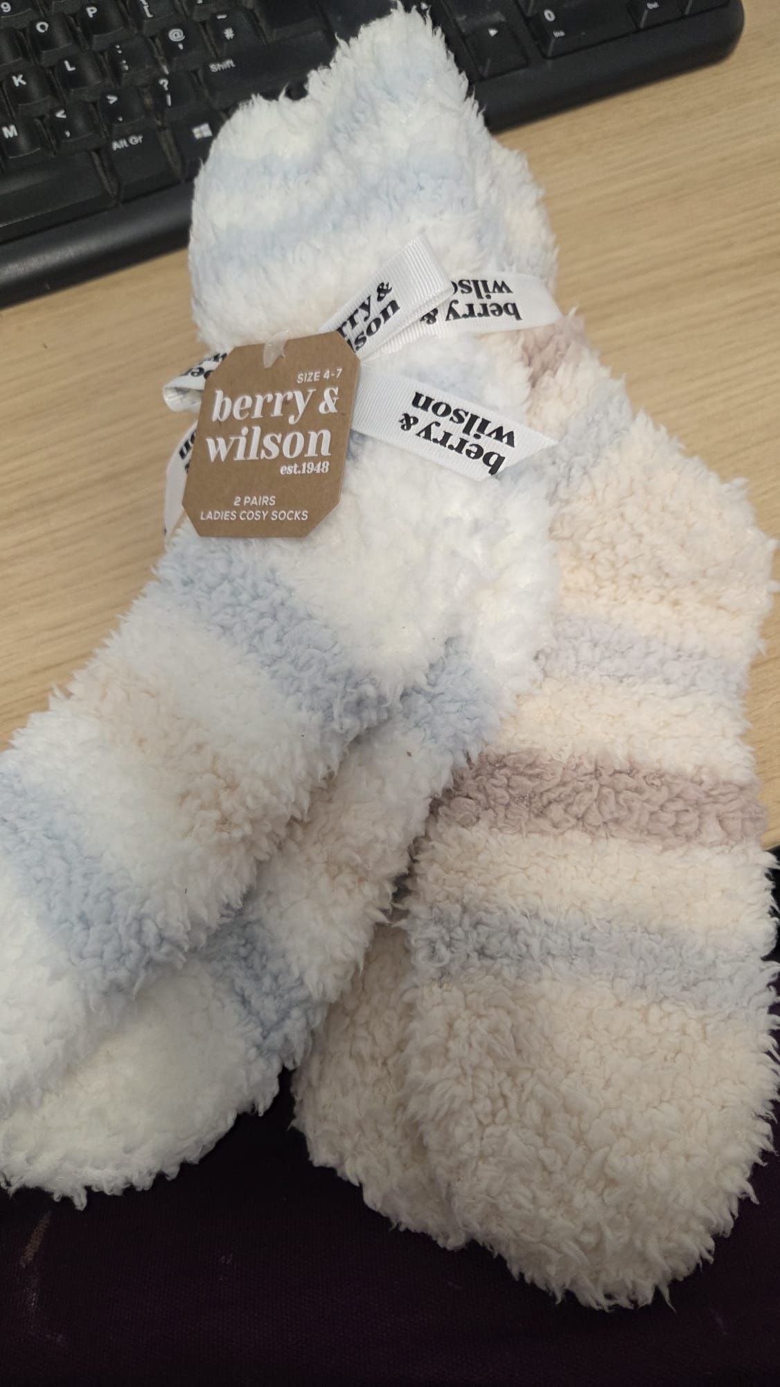 Berry & Wilson Luxury Comfy Socks - 2 Pairs