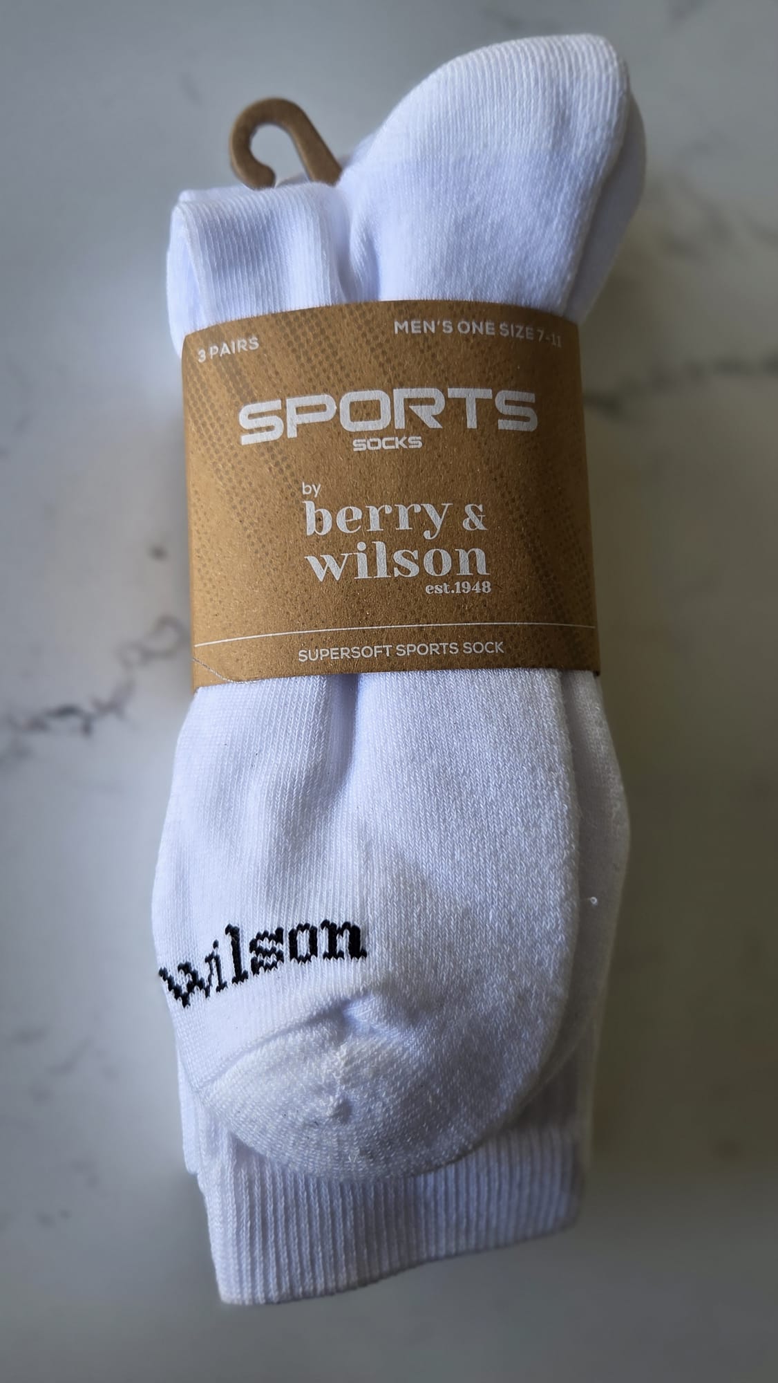Berry & Wilson Supersoft Sports Sock - 3 Pairs