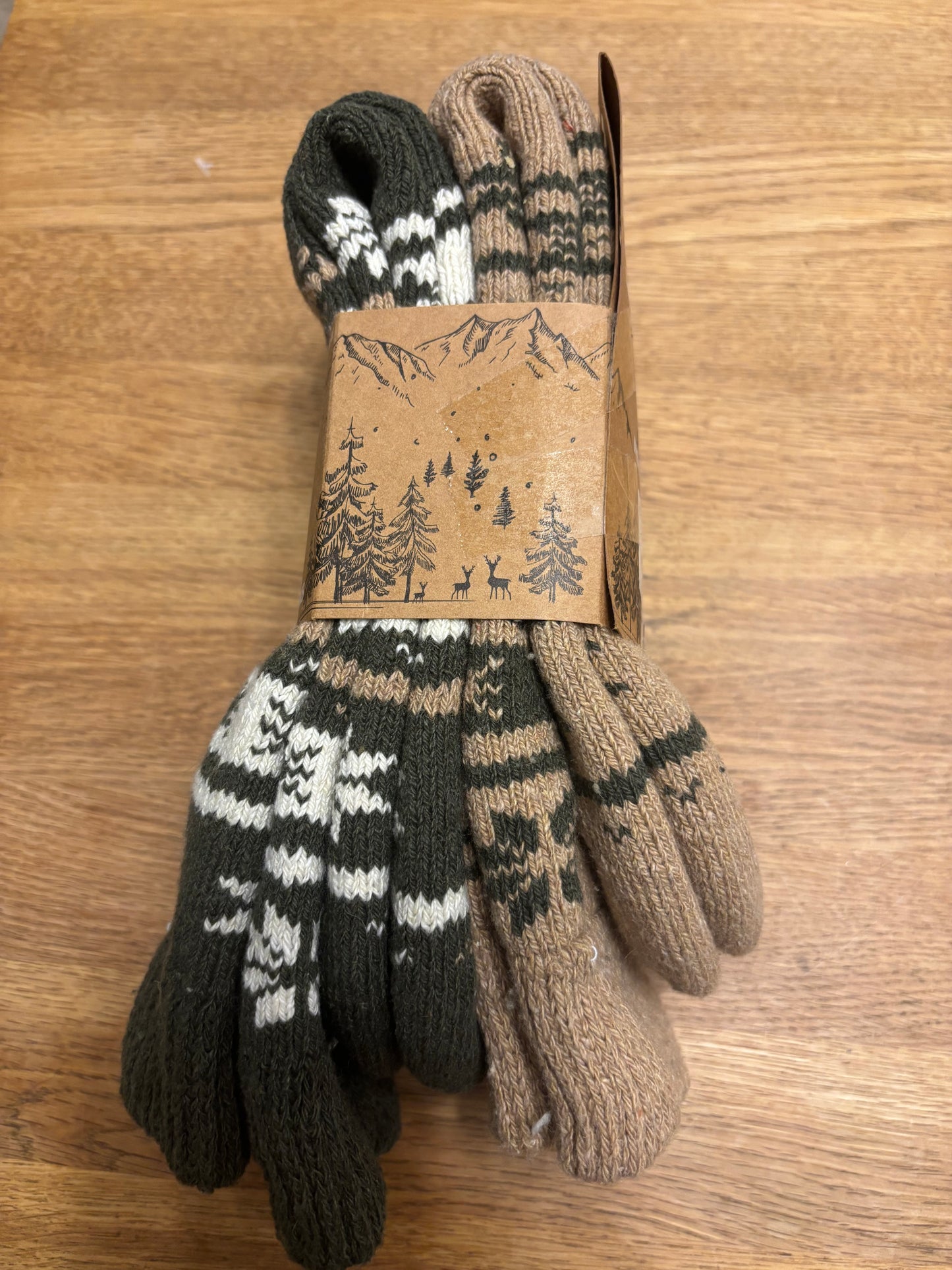 Berry & Wilson Men’s Thermal Wool Socks - 2 Pairs