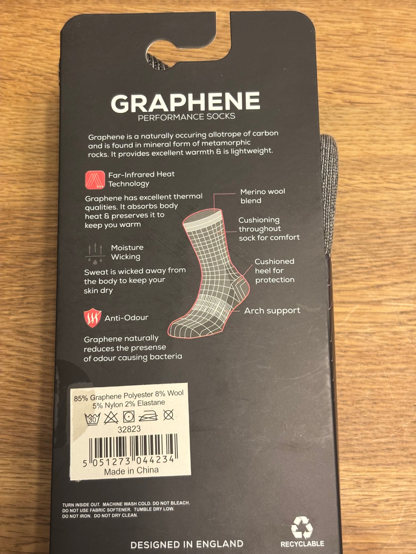Berry & Wilson Graphene Performance Socks - 2 Pairs