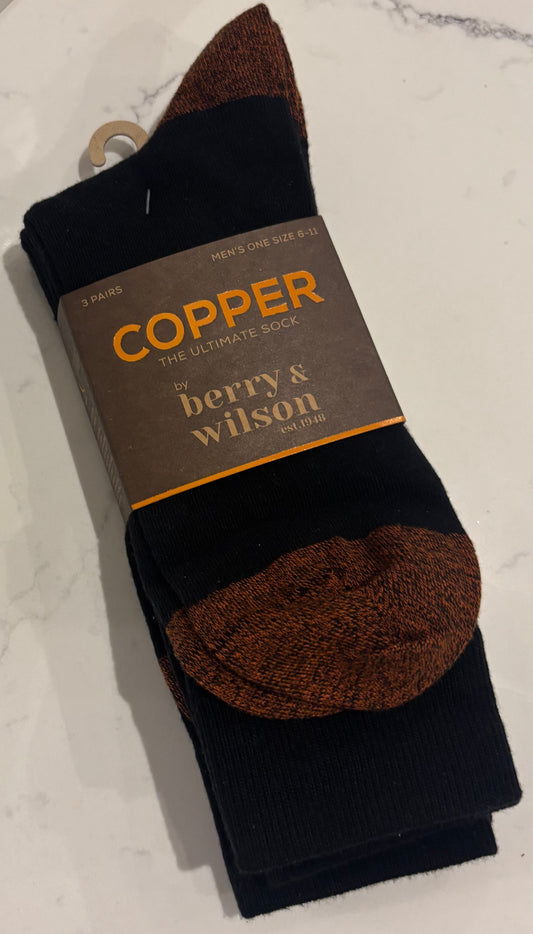 Copper, the Ultimate Sock - 3 pairs